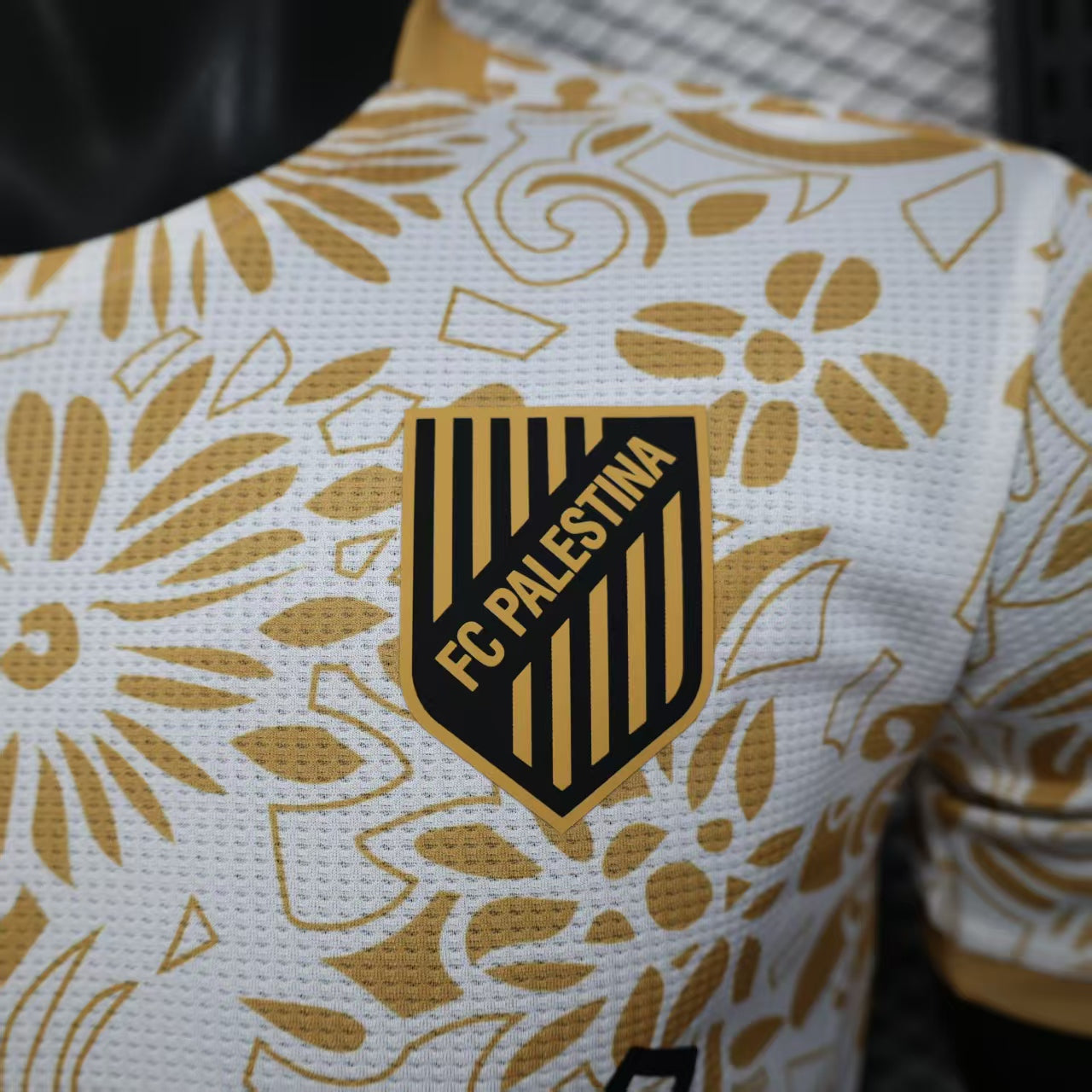 Palestine Maillot Blanc Dorée 2024 2025
