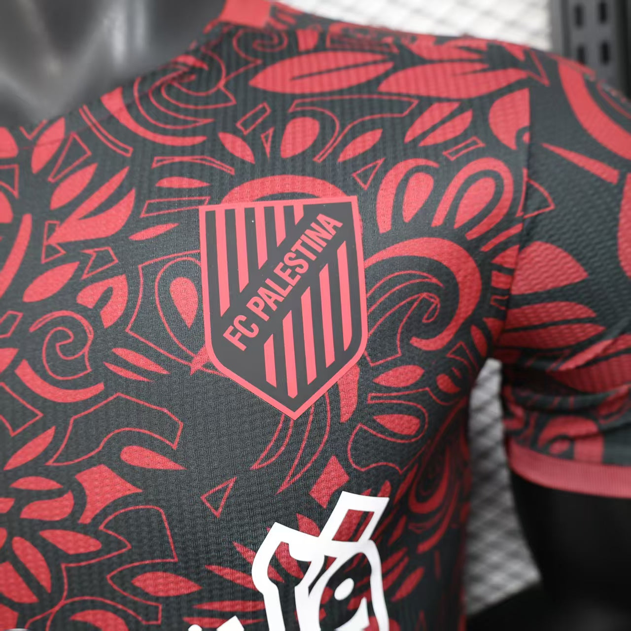 Palestine Maillot Rouge Noir 2024 2025