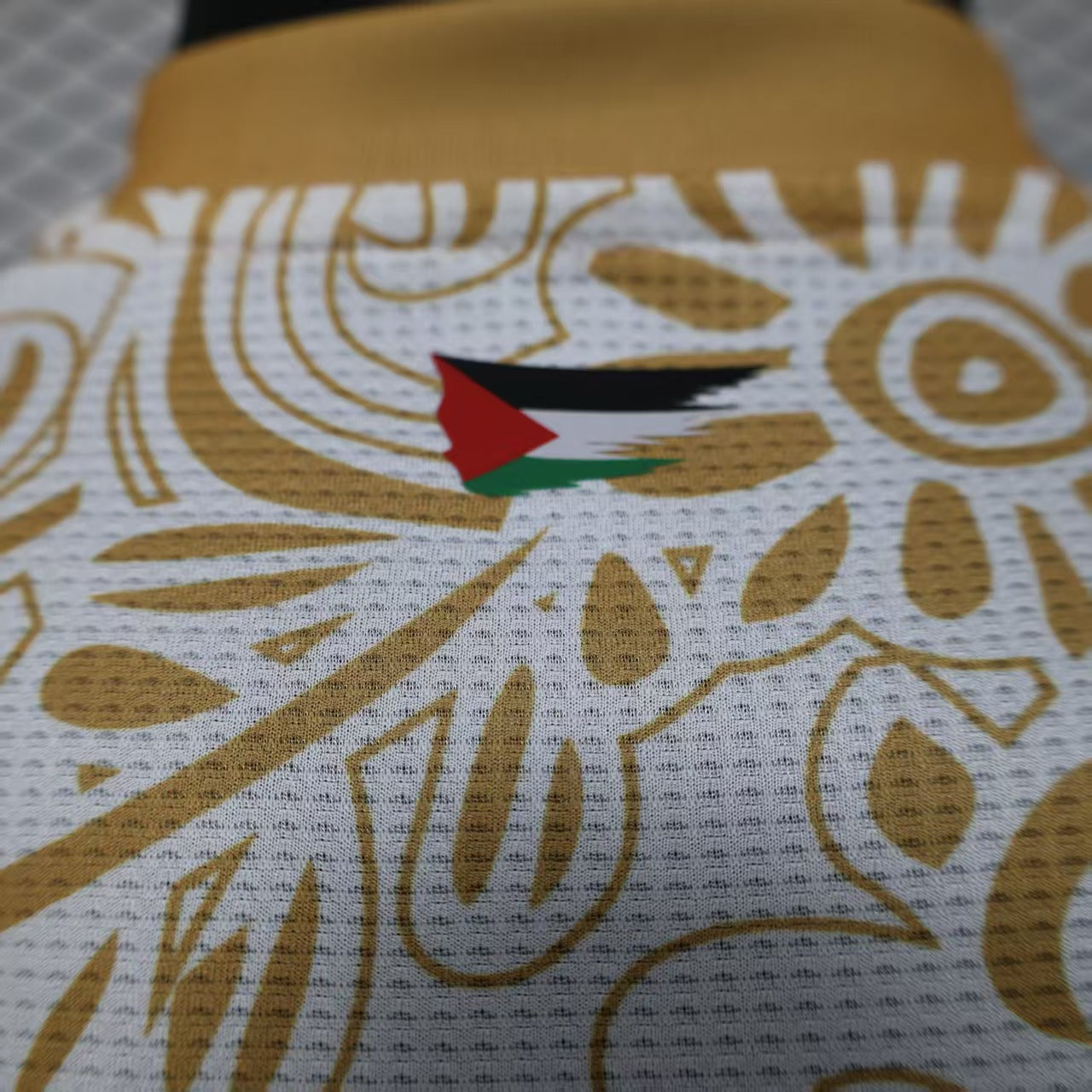 Palestine Maillot Blanc Dorée 2024 2025