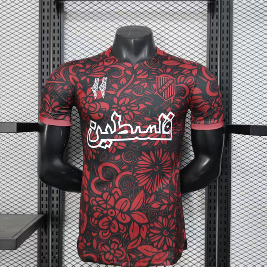 Palestine Maillot Rouge Noir 2024 2025