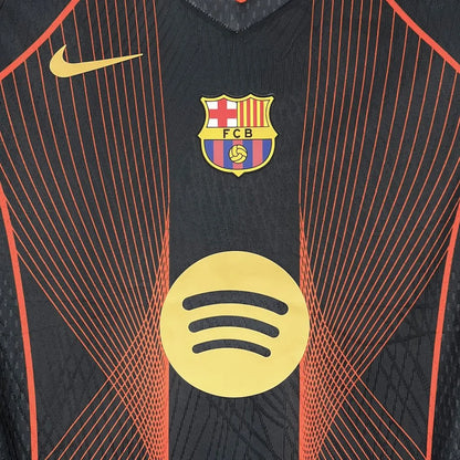 FC Barcelone maillot foot concept noir orange 2025 2026
