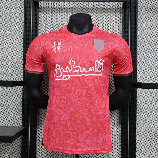 Maillot Palestine Rose Rouge 2024 2025